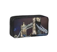 Tamiger Tower Bridge in London Print Unisex Spacious Pen Case Large-Capacity Stationery Organizer Pouch for Carry Daily