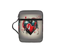 Tamiger Treble Love and Music Print Bible Storage Bag Scripture Holder Religious Organizer Christian Gift Accessory