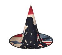 Tamiger Us Military Soldiers Patriotic Memorial Day Print Adults Carnival Hat Party Theme Cosplay Costume Festive Headwear Travel Accessory