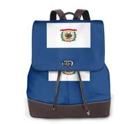 Tamiger West Virginia State Flag Print Stylish Women'S Backpack Versatile Rucksack Daily Travel Bag Work Weekend Getaway