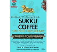 Tamil Curry's Sukku Coffee Powder with Dry Ginger and Coriander, Traditional Herbal Blend, 100g