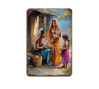 Tamil Nadu India Tin Sign Vintage Metal Pub Club Cafe Bar Home Wall Art Decoration Poster Retro 8x12inch(20x30cm)