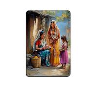 Tamil Nadu India Tin Sign Vintage Metal Pub Club Cafe Bar Home Wall Art Decoration Poster Retro 8x12inch(20x30cm)
