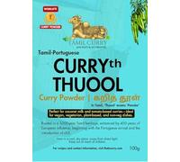 Tamil-Portuguese Curry (Thuool) Powder | 100g | Authentic Spice Blend from Kayts Islet | The World’s First Curry Powder | Perfect for Coconut Milk & Tomato-Based Curries