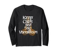 Tamil Pride Sri Lanka Keep Calm and Say Vanakkam Long Sleeve T-Shirt