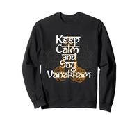 Tamil Pride Sri Lanka Keep Calm And Say Vanakkam Sweatshirt