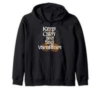 Tamil Pride Sri Lanka Keep Calm And Say Vanakkam Zip Hoodie
