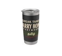 Tamil Pride Tamil Language Tamil Heritage Gift Stainless Steel Insulated Tumbler