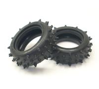 Tamiya 1:10 Egress 4WD Buggy Spare Part 19804545 Front Tires (2) 32x88 Mm TE4®