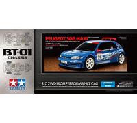 Tamiya 300058746 - 1:10 RC Peugeot 306 Maxi BT-01 - New