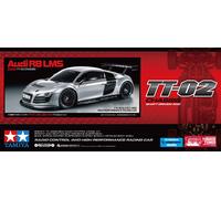 Tamiya 1/10 scale R/C model car assembly kit Audi R8 LMS 2008 (TT-02)