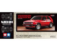 Tamiya 1/10 scale R/C model car assembly kit VW Golf II GTI 16V (MB-01)