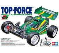 TAMIYA 300047350 1:10 Top Force 2017, assembly kit, for assembly, illustrated assembly instructions (English language not guaranteed), RC buggy, model building, hobby, off-road, unpainted.