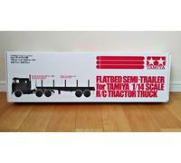 Tamiya 1/14 Electric Rc Big Truck Series No.06 Flatbed Semi-Trailer Truck