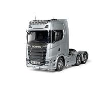 Tamiya 1:14 RC Scania 770 S 6x4 Silver Pre-Painted Assembly Kit, RC Truck, Remote Controlled, Truck, Construction Toy, Model Making
