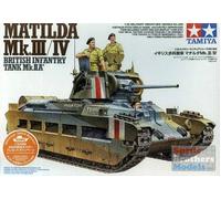 Tamiya British Infantry Tank Matilda Mk III/IV 1:35 Military Plastic Model Assembly Kit
