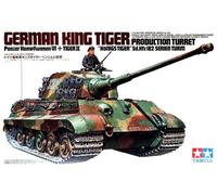 Tamiya German King Tiger Henschel Tank 1:35 Military Plastic Model Assembly Kit