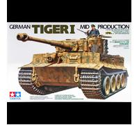 Tamiya German Tiger I Mid Production Tank 1:35 Military Plastic Model Assembly Kit