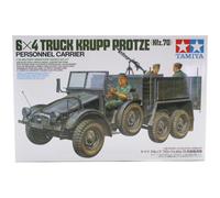 Tamiya 1/35 Krupp Protze 6x4 WWII German Truck Model Kit with Figures
