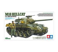 TAMIYA 1/35 MILITARY MINIATURE No.376 M18 HELLCAT U.S. TANK DESTROYER 35376