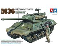 Tamiya 1/35 M36 U.S. Tank Destroyer Military Model Kit #35390