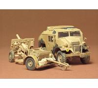 25PDR FIELD GUN & QUAD TRACTOR FORD FGT (BRITISH & CANADIAN MKGS)#44 1/35 TAMIYA