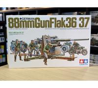 Tamiya 1/35 scale WW2 German 88mm Gun Flak 36/37 military model kit