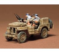 Tamiya 1/35 Military Miniature Series No.33 British Army SAS Jeep Plastic Model