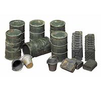 Tamiya 1/35 Model Kit German US Army Jerry Can Set Drums WWII 35026 96971 JAPAN