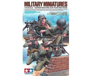 TAMIYA 1/35 No.386 GERMAN MACHINE GUN TEAM (MID-WWII) Model Kit 35386 Japan
