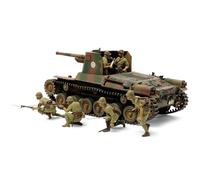 Tamiya 1: 35 Japanese tank type 1 with 6 figures, 300035331, Kompletter Waffentank Mit 6 Puppen