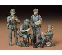 Tamiya 1-35 Scale German Soldiers At Rest Model Kit