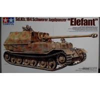 Tamiya 1/35 scale WW2 German Elefant SD.KFZ.184 tank model kit