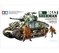 Tamiya 1/35 scale WW2 US American M4A3 Sherman tank with 105mm Howitzer
