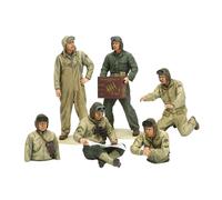 Tamiya 1/35 US Army Tank Crew Set European Front Plastic Model 35347