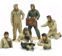 Tamiya 1/35 US Army Tank Crew Set European Theater Plastic Model Kit 35347
