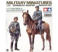 Tamiya 1/35 Wehrmacht Mounted Infantry # 35053 - Plastic Model Kit