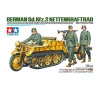 Tamiya 1/35 WW2 German Kettenkraftrad Mid prod with figures