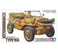 Tamiya 1/35 WWII German Schwimmwagen Type 166 Plastic Model Kit Japan