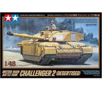 Tamiya 32601 1:48 British Main Battle Tank Challenger 2 (Desertised) Model Kit