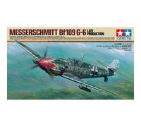Tamiya 1/48 Messerschmitt Bf109 G-6 Late Model Aircraft Kit 61128