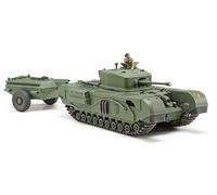 British Tank Churchill Mk.VII Crocodile | Tamiya 1/48 Scale Military Vehicle Kit