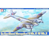 Tamiya 1/48 Mosquito FB MK VI/NF MK II Aircraft 61062 Plastic Model Kit