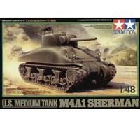 Tamiya 1/48 scale WW2 American US M4A1 SHERMAN TANK model kit