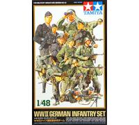 TAMIYA 300032512-1:48 WWII Figure Set German Infantry (15)