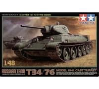 Tamiya 1/48 scale WW2 Russian T34/76 tank model kit 1941 CAST TURRET