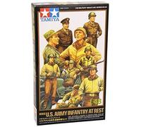 TAMIYA 1/48 WWII U.S. Army Infantry At Rest Model Kit NEW from Japan