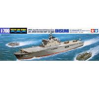 TAMIYA 1/700 Japan Maritime Self-Defense Force Transport Ship LST-4001 Osumi Pla