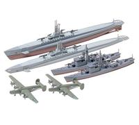 Tamiya 1/700 Waterline Series No.903 US Navy Gato-class Submarine & IJN No.13