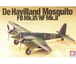 TAMIYA 1/72 Scale AIRCRAFT WW2 RAF DE HAVILLAND MOSQUITO FB MK.V1